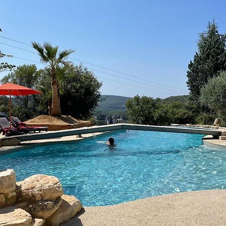 Hotel Restaurant Clos Des Sullys Montclus  Luaran gambar